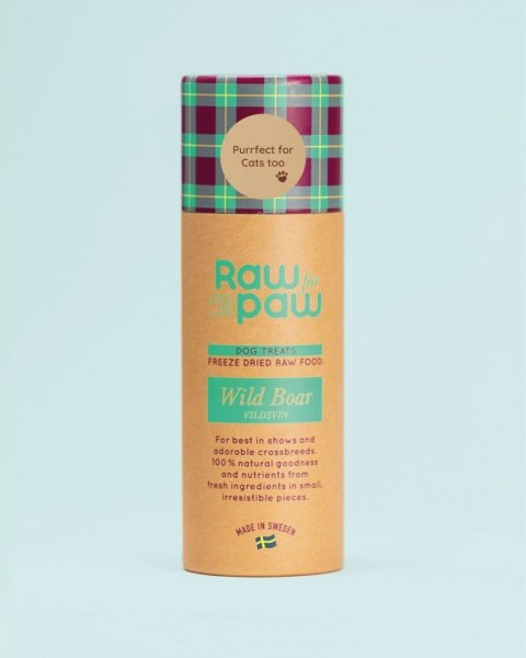 RAW for PAW WILD Boar - dzik liofilizowane przysmaki (45g) RAW for PAW WILD Boar - dzik liofilizowane przysmaki (45g)