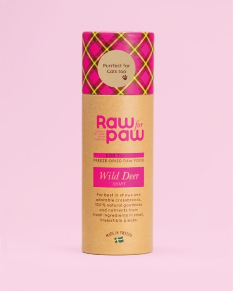 RAW for PAW WILD Deer - dziki jeleń liofilizowane przysmaki (45g) RAW for PAW WILD Deer - dziki jeleń liofilizowane przysmaki (45g)