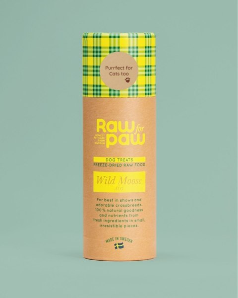 RAW for PAW WILD Moose - łoś liofilizowane przysmaki (45g) RAW for PAW WILD Moose - łoś liofilizowane przysmaki (45g)