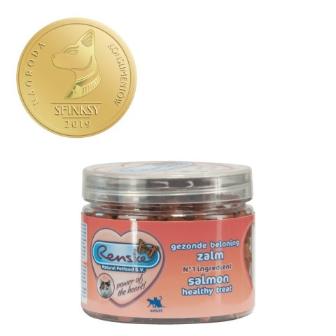 Renske Cat Healthy Mini Treat Salmon - przysmaki dla kotów - łosoś (100 g) Renske Cat Healthy Mini Treat Salmon - przysmaki dla kotów - łosoś (100 g)