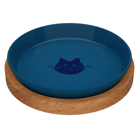 Talerzyk dla Kota z podstawką Deep Sea Blue, średnica 18 cm, Animal Island Talerzyk dla Kota z podstawką Deep Sea Blue, średnica 18 cm, Animal Island