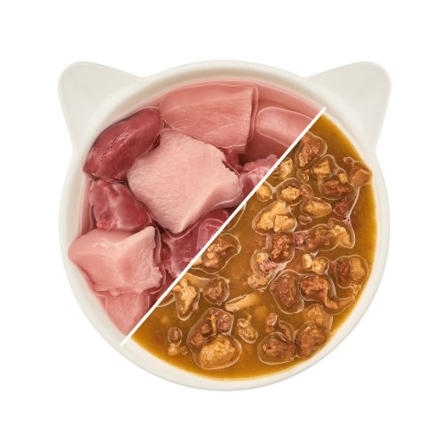 WOW CAT Huhn in sauce - filety kurczaka w sosie (85g) WOW CAT Huhn in sauce - filety kurczaka w sosie (85g)