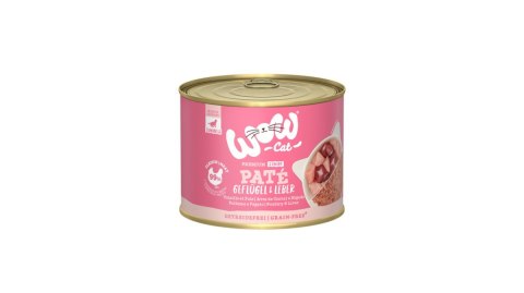 WOW CAT Junior Geflugel Leber - drób z wątróbką dla kociąt (200g) WOW CAT Junior Geflugel Leber - drób z wątróbką dla kociąt (200g)