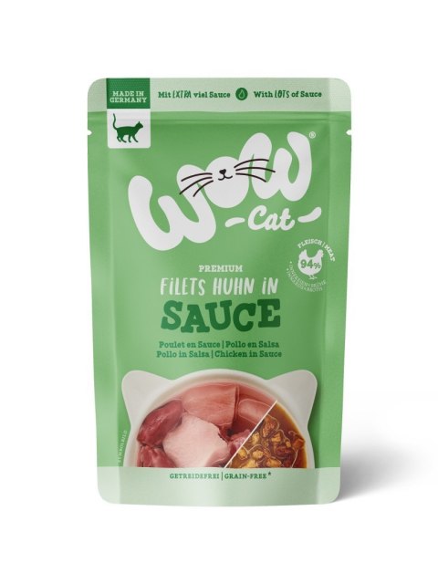 WOW CAT Multipack saszetki - Saszetki filety w sosie (6 saszetek x 85g) WOW CAT Multipack saszetki - Saszetki filety w sosie (6 saszetek x 85g)