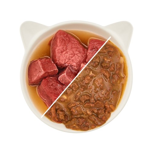 WOW CAT Rind in sauce - kawałki wołowiny w sosie (85g) WOW CAT Rind in sauce - kawałki wołowiny w sosie (85g)