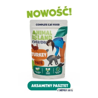 Animal Island Saszetki Wołowina i Indyk 4x100g New Paté