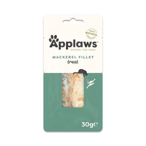 Applaws Natural Cat Loin filet z makreli 30g - przysmak monoproteinowy Applaws Natural Cat Loin filet z makreli 30g - przysmak monoproteinowy