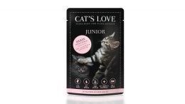 CAT'S LOVE Junior Kitten chicken - kurczak w naturalnej galaretce (85g)