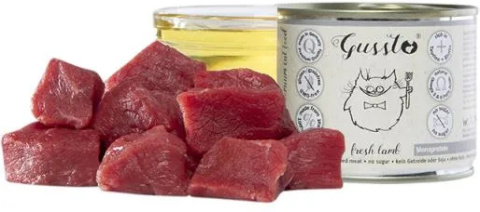 GUSSTO Świeża Jagnięcina, karma monoproteinowa premium 200g GUSSTO Świeża Jagnięcina, karma monoproteinowa premium 200g