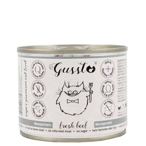 GUSSTO Świeża Jagnięcina, karma monoproteinowa premium 200g GUSSTO Świeża Jagnięcina, karma monoproteinowa premium 200g