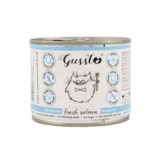 GUSSTO Świeży Łosoś, karma premium monoproteinowa 190g