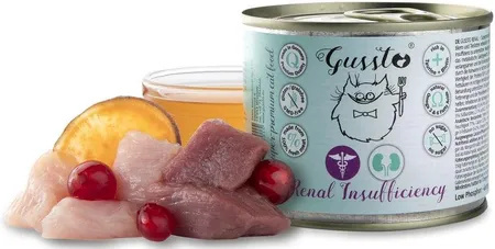 Gussto Vet Renal - zdrowe nerki Mokra karma specjalistyczna 200g Gussto Vet Renal - zdrowe nerki Mokra karma specjalistyczna 200g