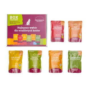 HERRMANN'S MANUFAKTUR zestawsaszetek - Box testowy dla kotów
