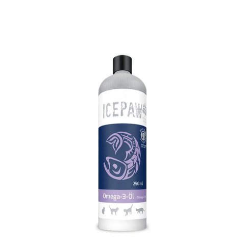 ICEPAW Omega-3 olej z sardeli i sardynek dla kotów 250 ml ICEPAW Omega-3 olej z sardeli i sardynek dla kotów 250 ml