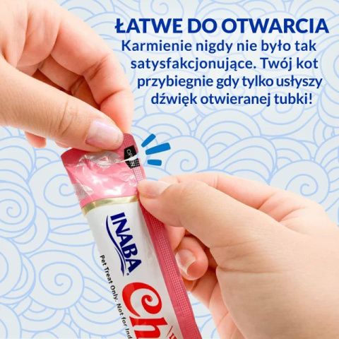 Inaba Cat Churu Hairball Tuna -przysmaki odkłaczające tuńczyk - 4x14g (56g) Inaba Cat Churu Hairball Tuna -przysmaki odkłaczające tuńczyk - 4x14g (56g)