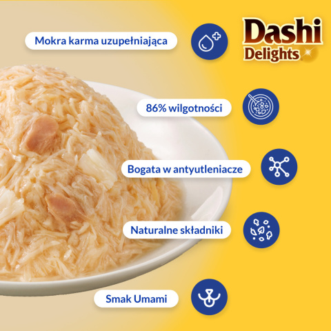 Inaba Dashi Delights Flakes Kurczak Łosoś 40 g Inaba Dashi Delights Flakes Kurczak Łosoś 40 g