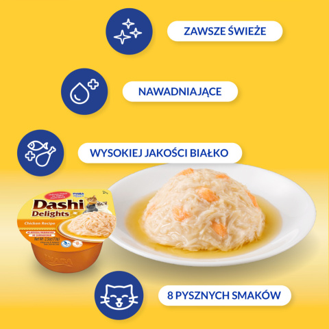 INABA Dashi Delights kurczak 70g zupka INABA Dashi Delights kurczak 70g zupka