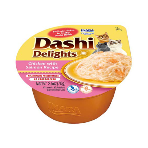 INABA Dashi Delights kurczak i łosoś 70g zupka INABA Dashi Delights kurczak i łosoś 70g zupka