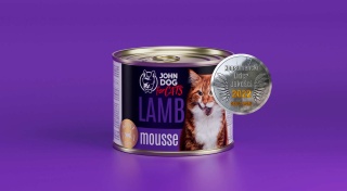 Karma mokra John Dog for Cats mus jagnięcina 200g
