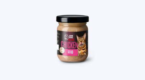 Karma mokra pełnoporcjowa dla kotów John Dog for Cats ZUPA 100g - kurczak Karma mokra pełnoporcjowa dla kotów John Dog for Cats ZUPA 100g - kurczak