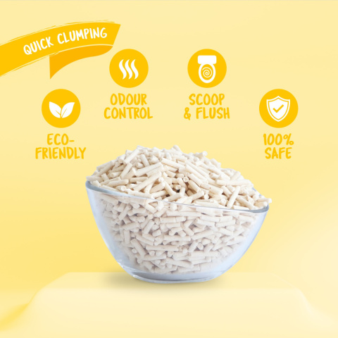 Kit Cat Soya Clump Orginal - eko żwirek sojowy 2,5kg Kit Cat Soya Clump Orginal - eko żwirek sojowy 2,5kg