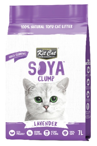 Kit Cat Soya Clump Lawenda- eko żwirek sojowy 2,5kg