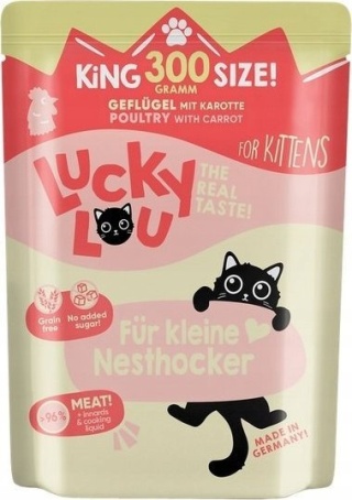 Lucky Lou Lifestage Kitten Drób saszetka 300g