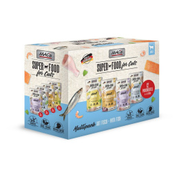 Zestaw MAC's Cat Multipack SUPER FOOD Fish 12x100g saszetki