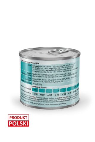 Oakfarm karma KITTEN Kurczak, Indyk, Pstrąg 200g