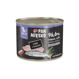 Pan Mięsko Karma Mokra dla kociąt Indyk Z Łososiem 200g