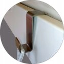 Półka okienna dla kota, wisząca ŁUK 60 cm SH-M-A60-G