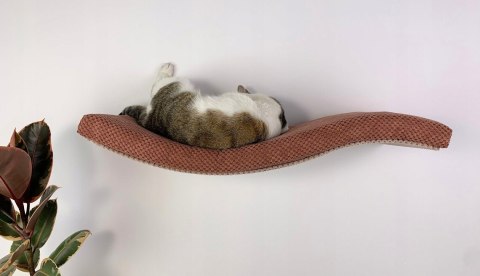 Półka ścienna dla kota, wisząca FALA NL 75 cm SH-M-W75UL Półka ścienna dla kota, wisząca FALA NL 75 cm SH-M-W75UL