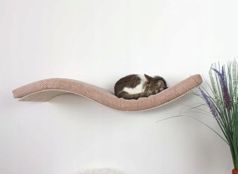 Półka ścienna dla kota, wisząca FALA SP 95 cm SH-M-W95SR Półka ścienna dla kota, wisząca FALA SP 95 cm SH-M-W95SR