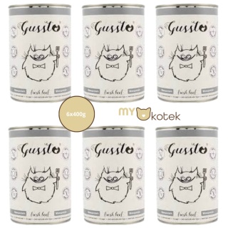Zestaw GUSSTO Świeża Jagnięcina, karma premium Monoproteinowa 6x400g