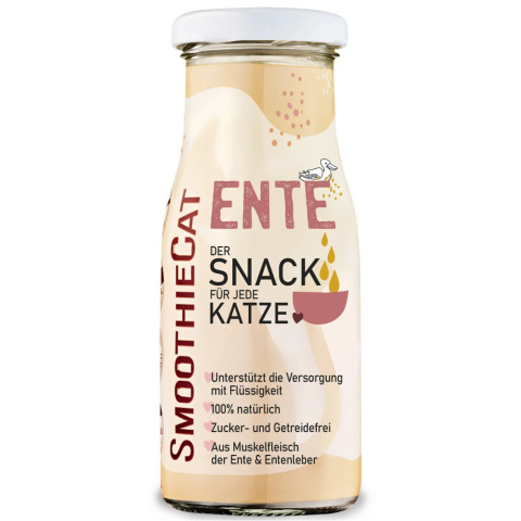 SmoothieCat Kaczka -zupka płynna przekąska dla kota 150ml SmoothieCat Kaczka -zupka płynna przekąska dla kota 150ml