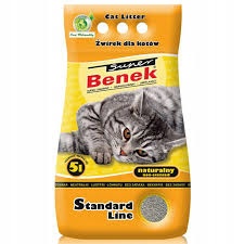 Benek Standard Line - żwirek bentonitowy naturalny 5 L
