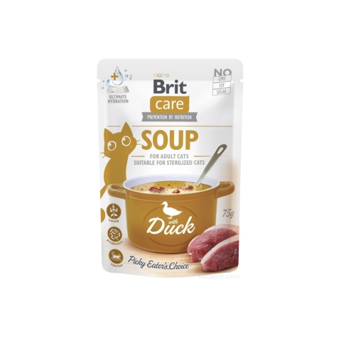 Brit Care Cat Soup with Duck - zupa dla kota z kaczką 75g Brit Care Cat Soup with Duck - zupa dla kota z kaczką 75g