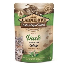 Carnilove Cat z kaczką i kocimiętką saszetka 85g