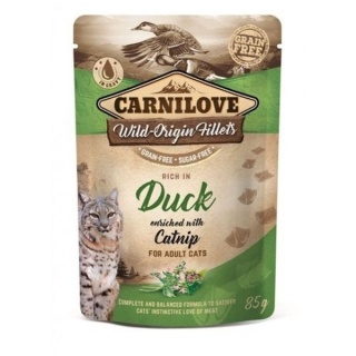 Carnilove Cat z kaczką i kocimiętką saszetka 85g
