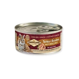 Carnilove z indykiem i reniferem - karma dla kota 100g