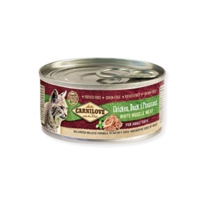 Carnilove z kurczakiem kaczką i bażantem - karma dla kota 100g