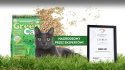 Green Cat Żwirek kukurydziany dla kota 12L - żwirek zbrylający drobnoziarnisty