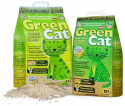 Green Cat Żwirek kukurydziany dla kota 12L - żwirek zbrylający drobnoziarnisty