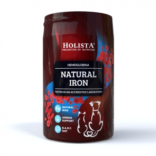 HOLISTA Naturalne żelazo (Hemoglobina)- proszek 180g
