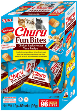 INABA Cat Fun Bites kurczak i tuńczyk 8x12g - przysmaki dla kota 96g