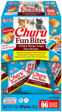 INABA Cat Fun Bites kurczak i tuńczyk 8x12g - przysmaki dla kota 96g