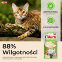 INABA CHURU Kremowe przysmaki dla kotów kurczak z przegrzebkami 4x14g