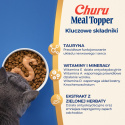 INABA CHURU Meal Topper dosmaczacz dla kotów Tuńczyk i przegrzebki 4x14g