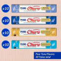 INABA CHURU Mega Box Kremowe przysmaki dla kotów z tuńczykiem 40x14g (560g)