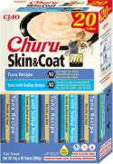 INABA Cat Churu Box SKIN COAT Tuna Variety - przysmaki Skóra i sierść tuńczyk 20x14g (280g)